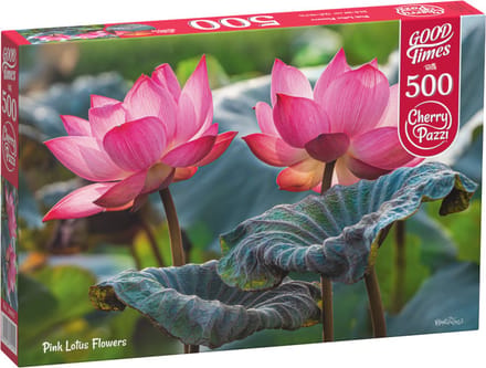 Pink Lotus Flowers Puzzel 500 Stukjes