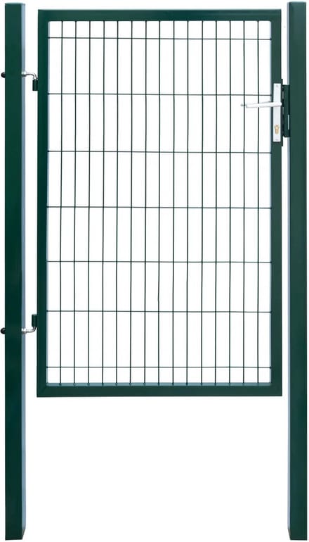 Poort enkelstaafs Groen 140cm hoog.