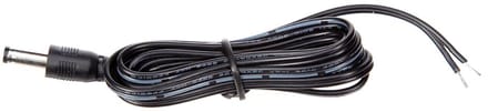 Velleman 1,30 m voedingskabel met mannelijke DC-stekker van 2,1x5,5 mm