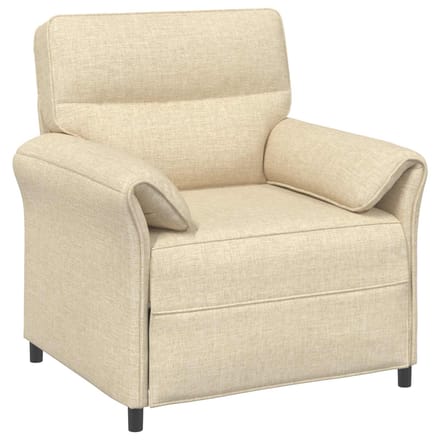 vidaXL - Bank - 100% - polyester - metalen - frame - MDF, - Multiplex