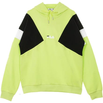 Bade lichtgewicht sweatshirt met capuchon voor heren, scherpgroen/zwart/helderwit