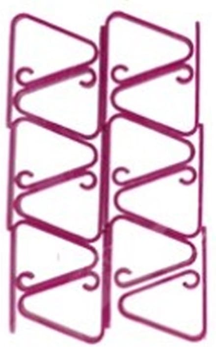 Gerim Kitchen Solutions Tafelkleedklemmen - 12x stuks - roze - kunststof