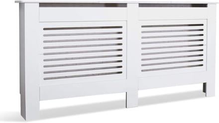 Zyrex® Radiatorbekleding - Radiatoromkasting - Radiatorombouw - Wit - ‎19cm x 172cm x 82cm