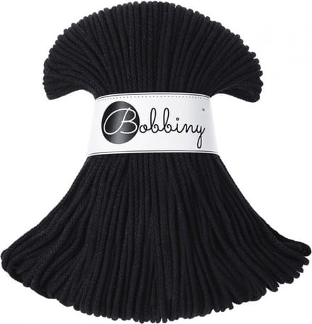 Bobbiny Junior Black 3 mm