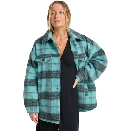Oversized truckerjack voor dames Billabong Lucky Star
