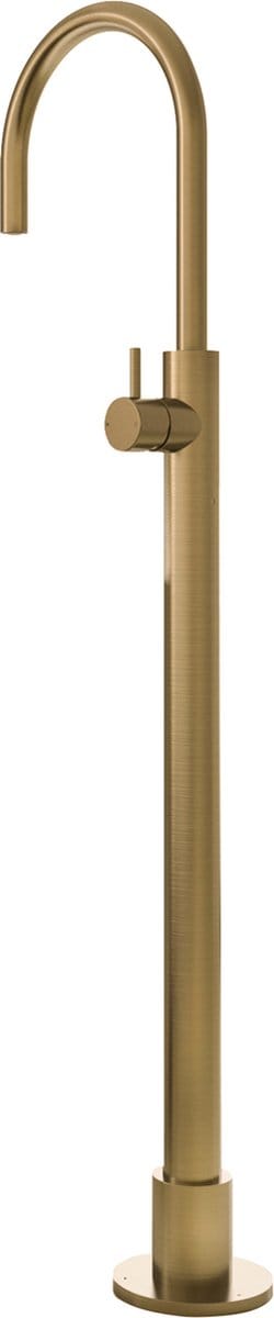 Hotbath Cobber CB178W vrijstaande wastafelkraan geborsteld messing