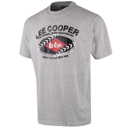 Lee Cooper Heren Grafisch T-Shirt (Grijze Mergel)