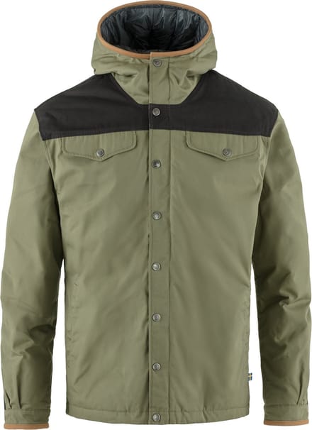 FJALLRAVEN Greenland down jacket no 1 620 030 green dark grey M