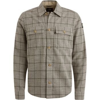 Fleece Jack Vanguard Overshirt Ruiten Taupe