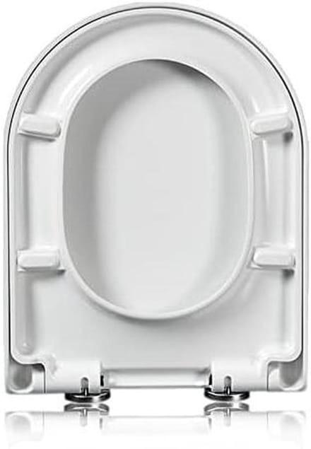 Toiletzitting - Toiletdeksel - Badkamer Vernieuwen - Zachte Sluiting - Universele Pasvorm - Wit