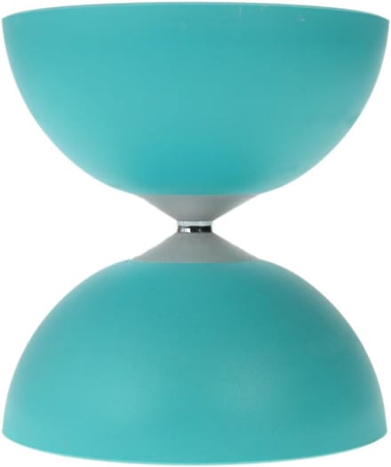 Diabolo Speelgoed - Jongleerbal - Buitenspelen - Aluminium Constructie - 10 x 5 cm - Turquoise