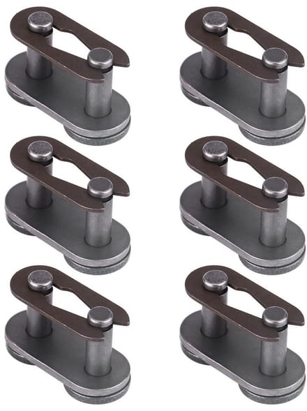 Dailygoody - Qiilu 5 Sets Master Link 415 Ketting voor 2-Takt Motorfiets