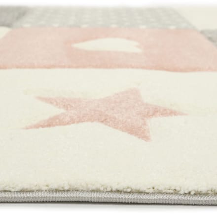 Merinos Kinderkamer Vloerkleed - 80x150 cm - Roze