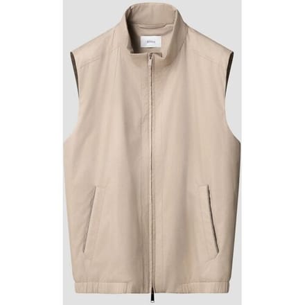 Eton Body-Warmer Lightweight Windproof Water-Repellant Tech Fabric Matte Finish Beige / male