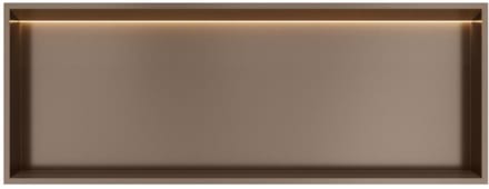Hotbath &More Inbouwnis - 30 x 80 x 10 cm - met LED-verlichting - Tuscan Bronze