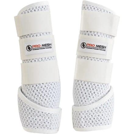 Gesloten scheenbeschermers voor paarden van flexibele mesh BR Equitation