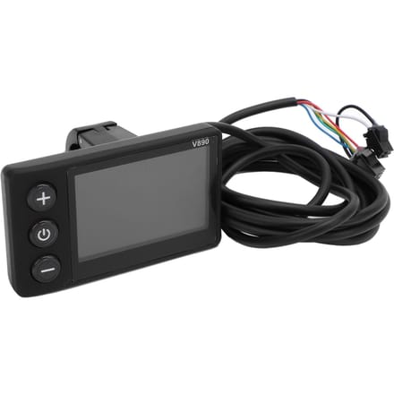 Elektrische Fiets LCD Display 5P en 2P Universele Pasvorm 24V 36V 48V 60V LCD Display Meter V890 Kleurenscherm gray