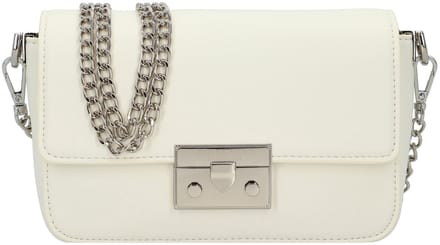 SEIDENFELT MANUFAKTUR Schoudertas Sandby Boxy Crossbag White Wit