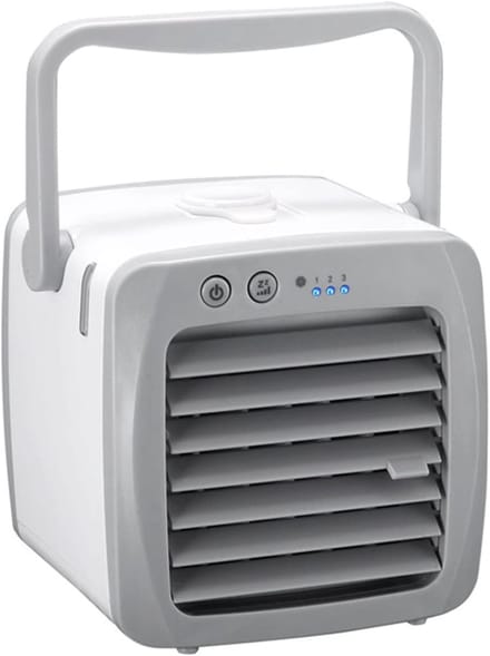 Airconditioner Mini Airconditioner Air Cooler Fan Desktop Fan Thuis - wit