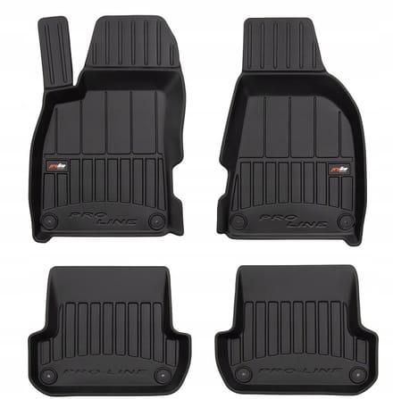 Frogum No.77 - Automatmatten passend voor Audi A4 B7 2004-2008 - 3D Korfmodel - TPE Rubber - Zwart