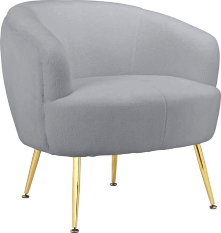 Paloma-Accent Stoel in Teddy Grijs