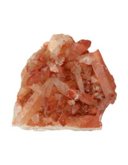 Bergkristal rood ruw 70-100 gram