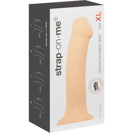Strap-On-Me Semi-Realistische Dildo met zuignap - beige - maat XL