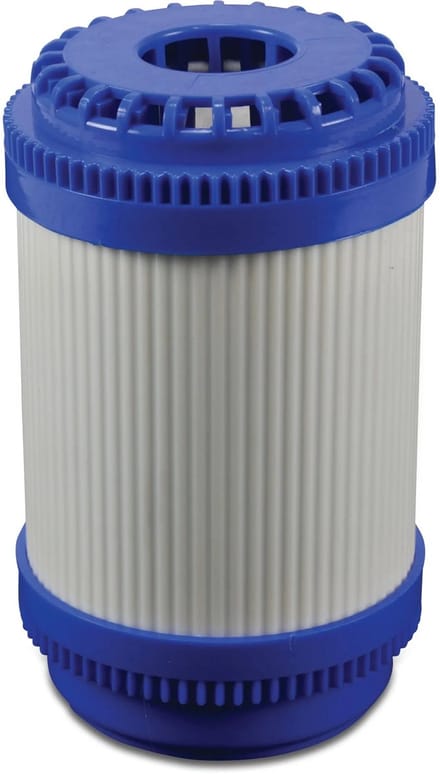 Profec Filtercartridge Kunststof 5" – Actieve Koolstof, Wit/Blauw, 6 bar