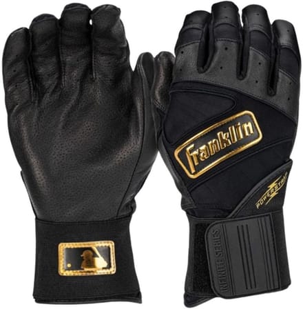 Franklin Honkbal/Softbal Slaghandschoenen Volwassenen| Maat L Kleur Black/Gold