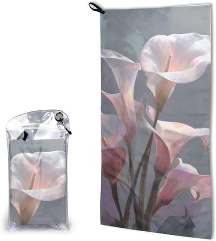 Microvezel Handdoek - Sneldrogende Handdoek - Actieve Uitjes - Compact Reisontwerp - 80 x 40 cm - Meerkleurig