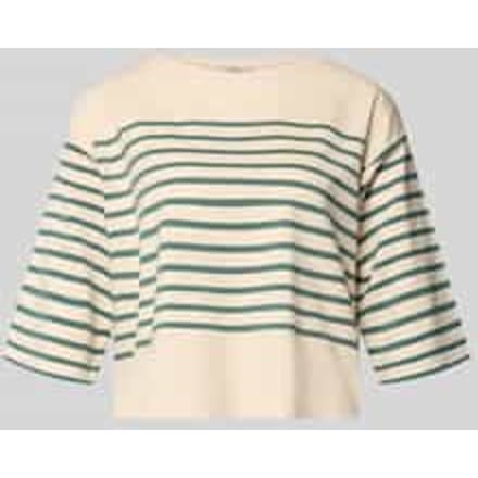 Boxy fit T-shirt met 3/4-mouw