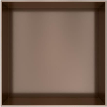 Hotbath &More Inbouwnis - 30 x 30 x 10 cm - Frameless - Tuscan Bronze