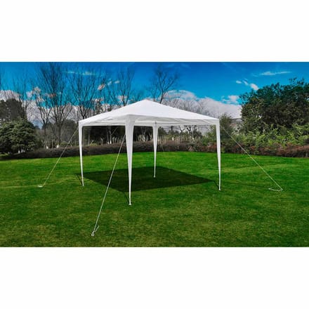 vidaXL - Tuinprieel - met - piramidedak - 3x3 - m