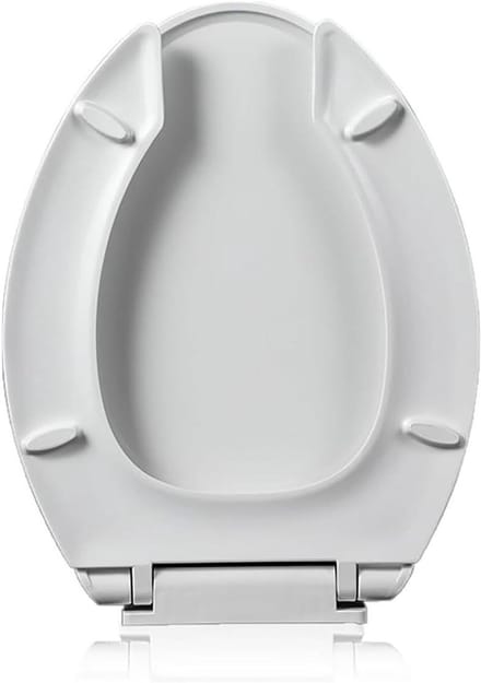Toiletbril - Toiletdeksel - Hygiënisch Gebruik - Open Voorkant - Langwerpig - Wit