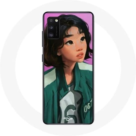 Samsung Galaxy A41 hoesje Inktvis Spel Kang Sae Byeok art