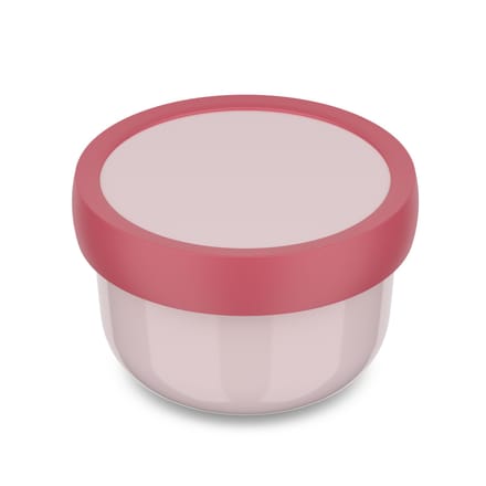 Mepal Fruitbox Campus - 300 ml - Inclusief fruitvorkje - Sluit goed af - Snackdoosje - Cool pink
