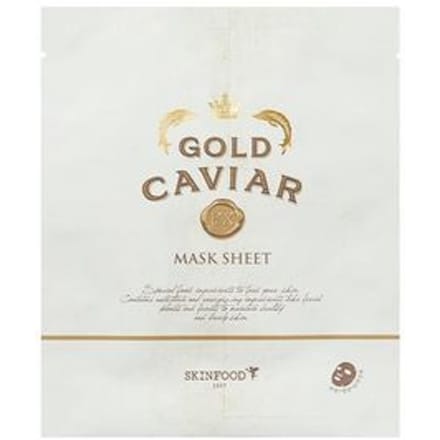 SKINFOOD - Gold Caviar EX Mask Sheet - Sheetmasker
