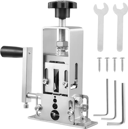 Kabelstripper Machine - Draad Stripper - Kabel Recycling - Dubbele Gebruiksmodus - 2-25 mm - Zilver