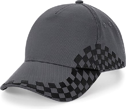 Eizook Unisex Grand Prix Baseball Cap - Grijs - Zwart