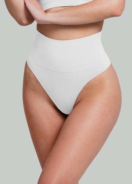 Giulia Shapewear String – Naadloos – Hoge Taille – Wit - maat XXL