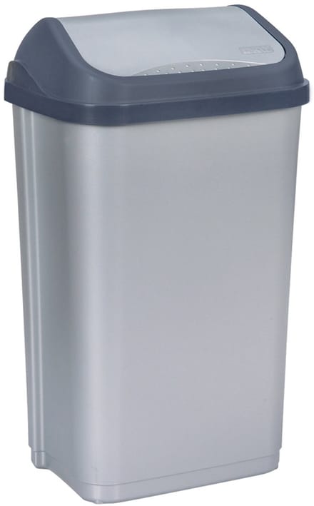 Swing Bin Swantje Vuilbak 39x29x66 - 50 L Lichtgrijs Keeeper 10308