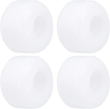 Skateboard Wielen Set - Vervangende Wielen - Soepel Rijden - Hoge Elasticiteit PU - 54mm Diameter - Wit