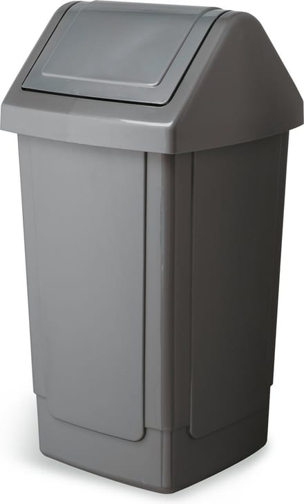 Afvalbak Swing Top - Prullenbak - 40 liter - Grijs