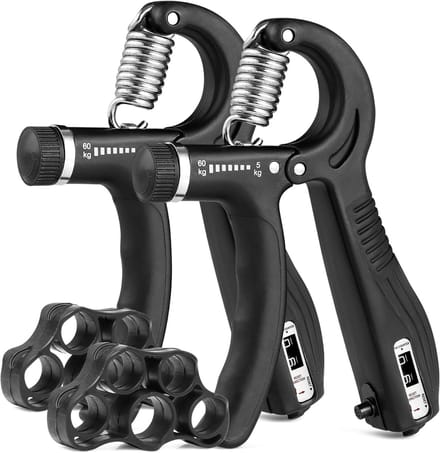 Onderarmtrainer voor griptraining - 5-60 kg - Handtrainer voor boulderen en handkrachtontwikkeling