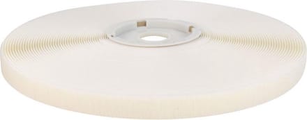 Klittenband - 10 Meter 10 meter Wit - Afdekzeilwinkel - 20mm Zelfklevend Acryl Haak Harde Kant 10 meter Wit