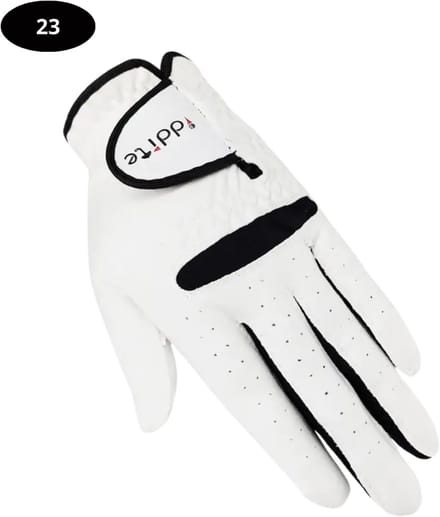 Nivard Golfhandschoenen - Golf Accessoires - Handschoen AntiSlip - Heren - Links - Wit - Maat M