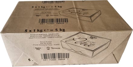 Suikerklontjes 5 dozen x 1 kg - 252 suikerklontjes per doos
