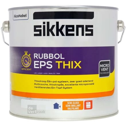 Rubbol EPS Thix RAL 9010 zuiver wit 1 liter