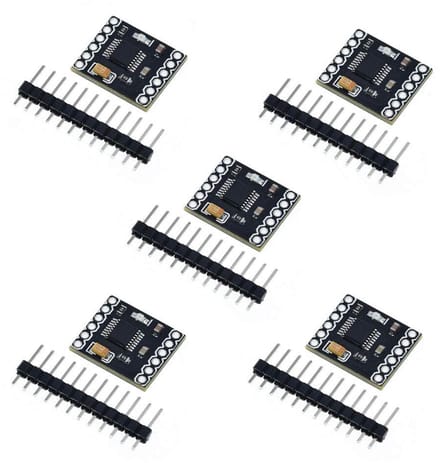 Motor Driver Module - H Brug Controller - Robotica Projecten - Dubbel Kanaal - 5 Stuks - Groen