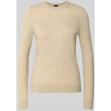 Regular fit gebreide pullover van pure scheerwol, model 'FERPINA'